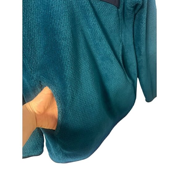 Patagonia Womens Synchilla Snap-T Fleece Pullover Teal, WIND RESISTANT, OUTDOORS - Picture 3 of 8